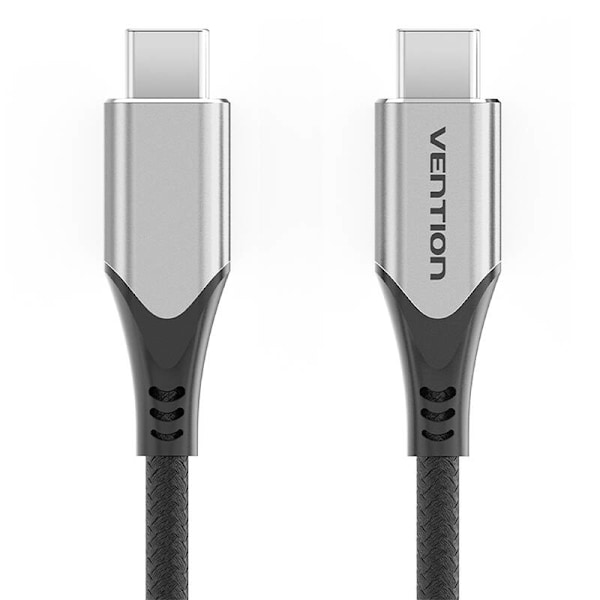 Vention TAAHF USB-C till USB-C 60W 1m USB-kabel (grå)