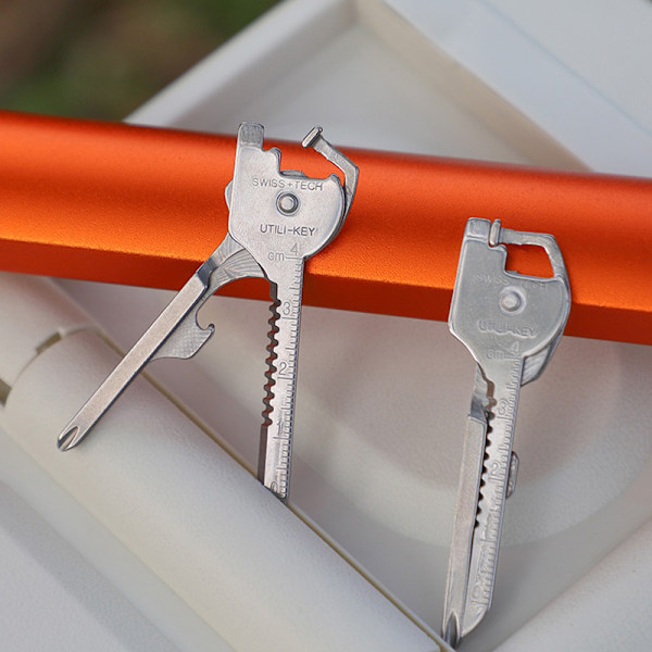 6-i-1 Foldbar Mini Kniv Multifunktionel Nøglering Værktøj