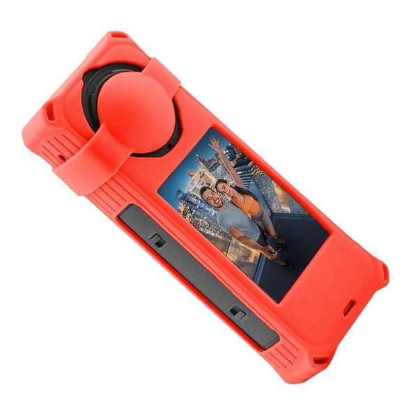 Silikonskyddsfodral för Insta360 X5-kamera Red Red