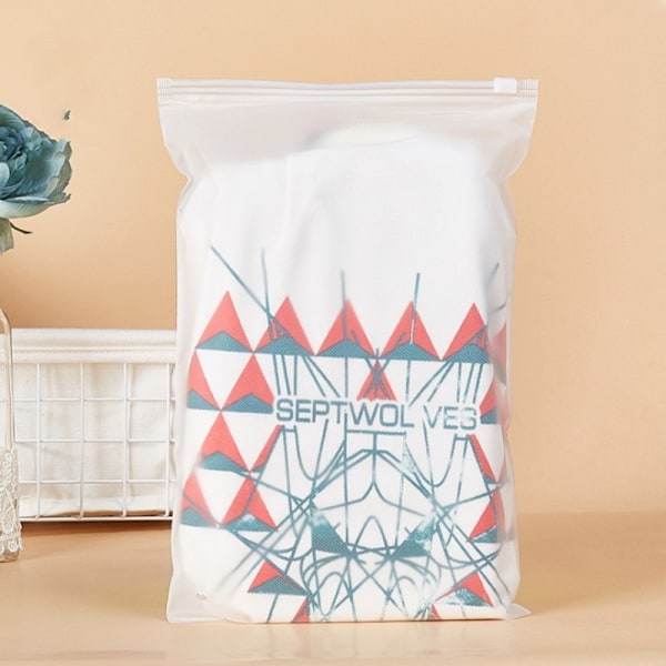 Självförslutande Frostade Förvaringspåsar, 50-pack M