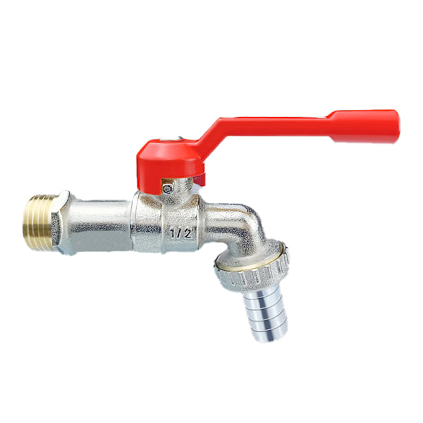 Rød messing dobbelt hoved vandhane med dyseadapter Model 5