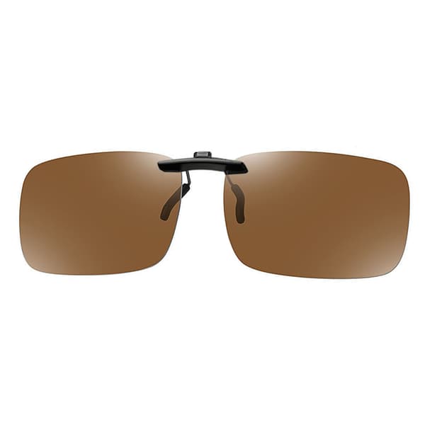 Polariserede Clip-on Solbriller Brown Brown