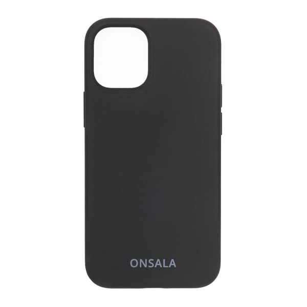 ONSALA Mobilskal Silikon Black - iPhone 12 Mini