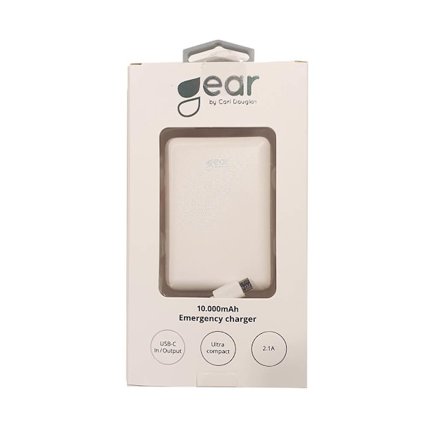 Powerbank 10 000mAh LiPolymer Ultracompact 2.1A 1xUSB-C 1xUSB-A 1xMicroUSB Vit