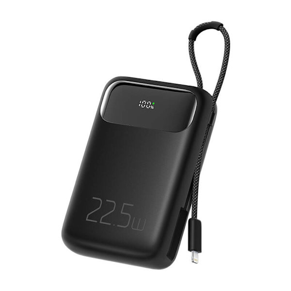 Power Bank Mcdodo MC-3253 10000mAh, 22,5W, för ljus (svart)