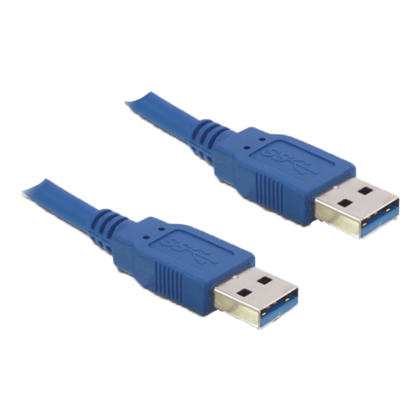 Cable USB 3.0 Type-A male to USB 3.0 Type-A male, 1m, blue