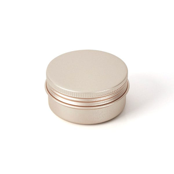 Aluminiumplåtburk med Skruvlock 10 ml 5-pack Guld