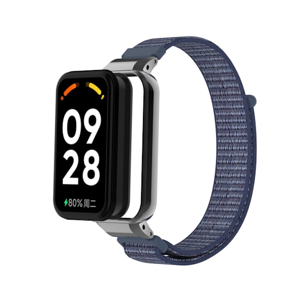 Nylon urrem til Xiaomi Redmi Band 2/8 Active Mørkeblå