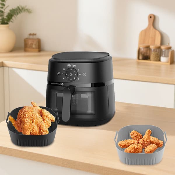 Air Fryer Bageplade Pad Grey Grey