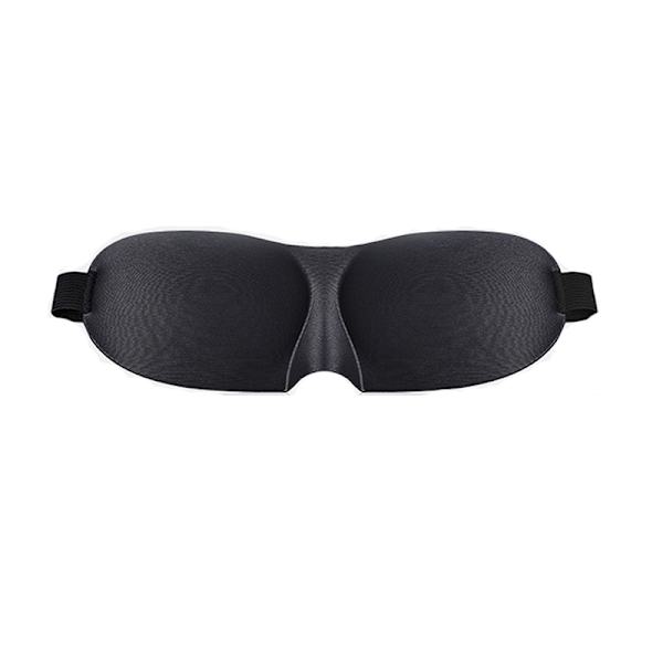 3D-sömnmask för resor och hem Svart