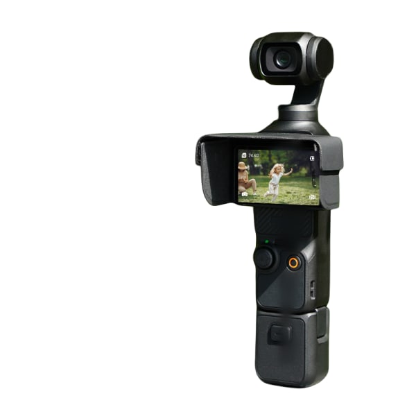 Näytön aurinkokuvun aurinkosuoja DJI Osmo Pocket 3:lle Musta