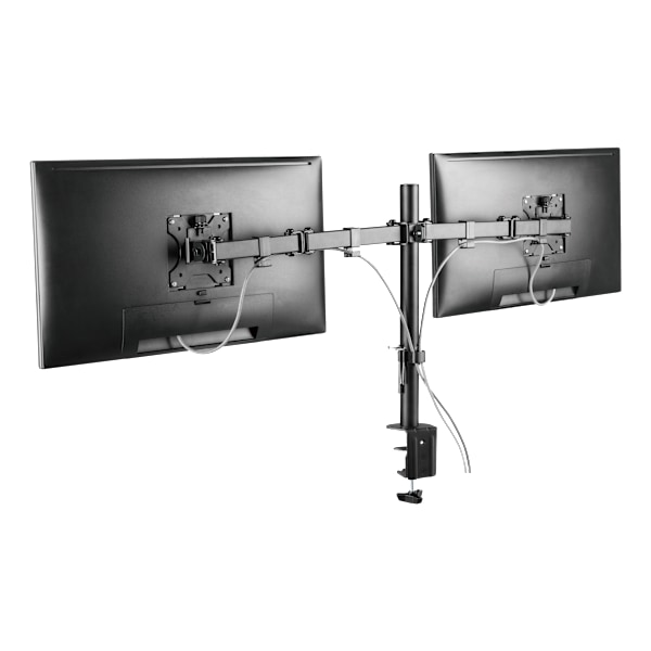 Dual monitor desk mount, 13"-32"screens VESA 75x75/100x100