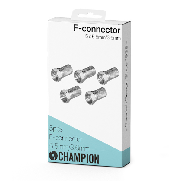 F-Kontakt 5,5 / 3,6m 5-pack