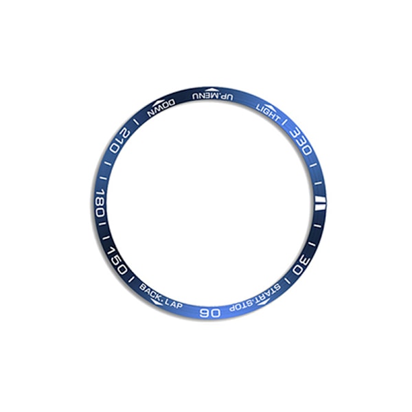 Sininen ja valkoinen kehys - Paranna ja suojaa Garmin Fenix 7s -kelloasi
