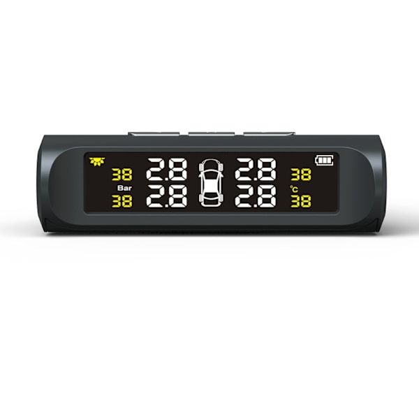 Solardrivet TPMS däcktrycksövervakningssystem