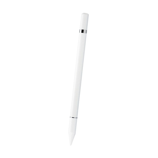 INF 2 i 1 Stylus pen med skrivefunktion Hvid 1-pak