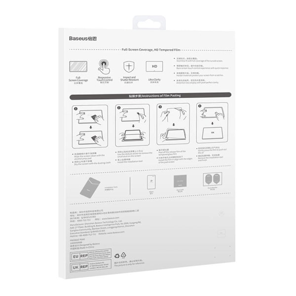 Baseus kristallhärdat glas 0,3 mm för surfplatta Huawei MatePad/MatePad Pro 10,8"