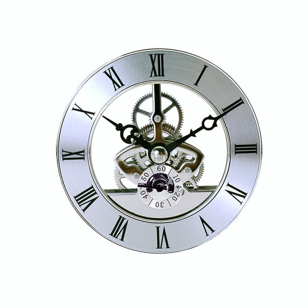 86 mm sølvurværk - Transparent gearmekanisme
