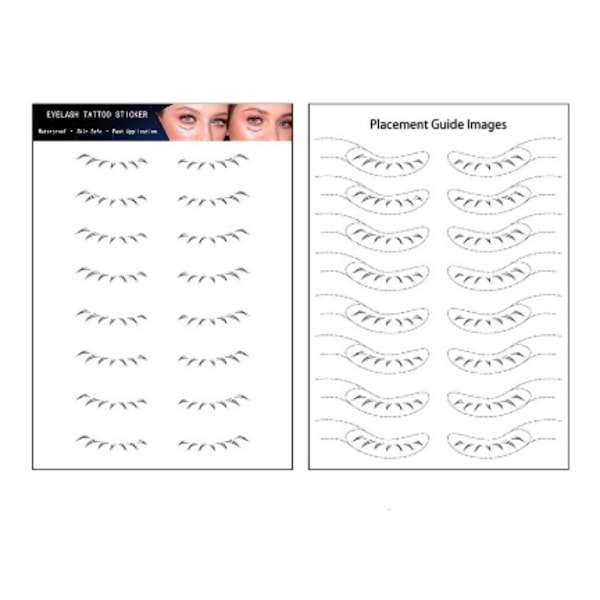 Tatuointitarrat, Irtoripset - 8 paria HJM-006