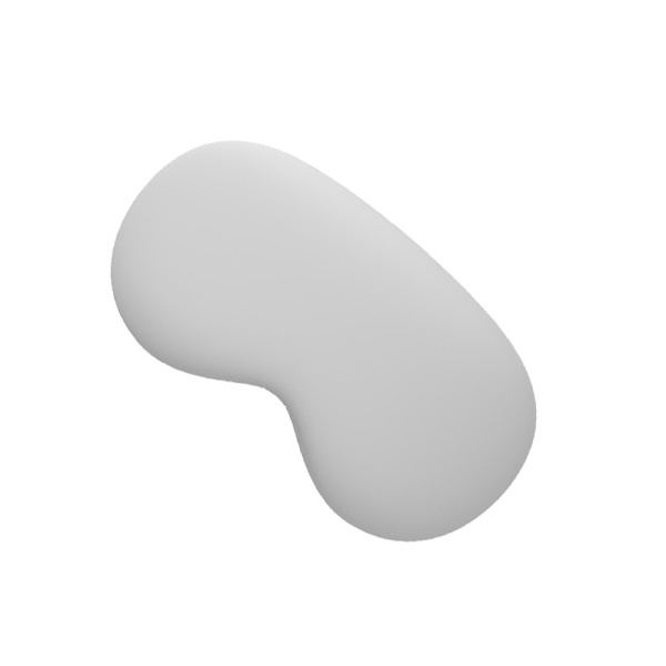 Silikonskyddsfodral för Apple Vision Pro Vit