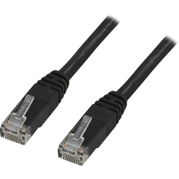 U/UTP Cat5e patch cable 0.5m, black