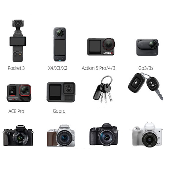 DJI OSMO Pocket 3:n kadonneen estävä ranneke Vaaleanpunainen