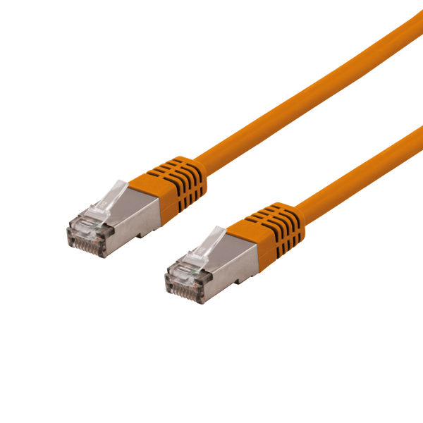 S/FTP Cat6 patch cable 1m 250MHz Deltacertified LSZH orange