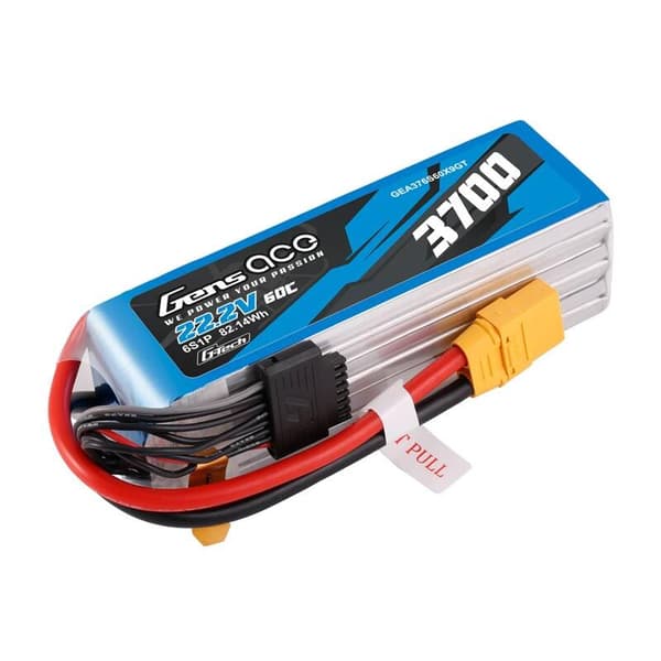 Ackumulator Lipo Gens Ace G-Tech 3700mAh 22,2V 60C 6S1P XT90