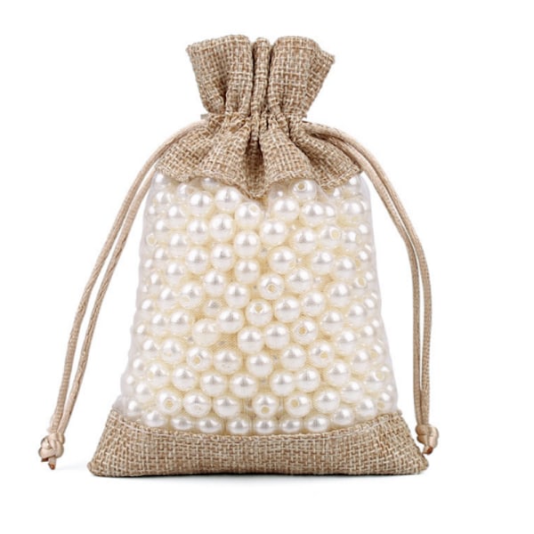 10-pak mesh-panelede snoreposer Beige