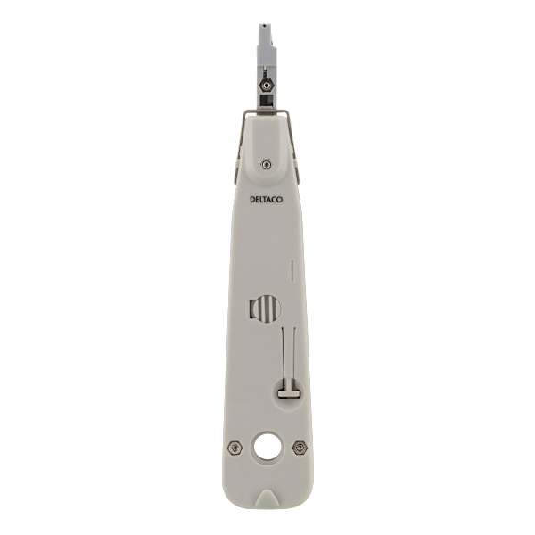 Network cable punchdown tool, Krone LSA, touch sensor, white