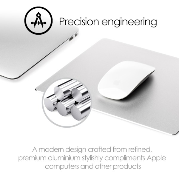DESIRE2 Musmatta Premium Aluminium Rektangulär Silver