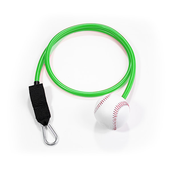 Högkvalitativ basebolltränare i latex och nylon Grön