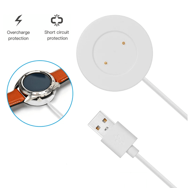 INF Huawei Watch GT 2E / Honor Magic Watch 2 Opladningsdock Hvid