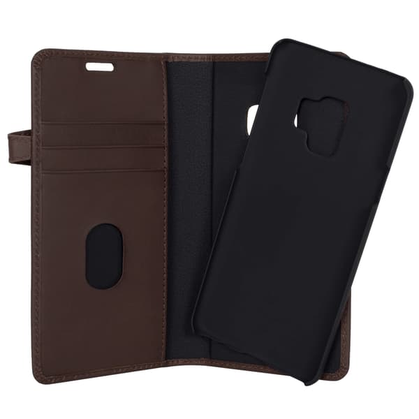 Wallet Læder Samsung Galaxy S9 Brun