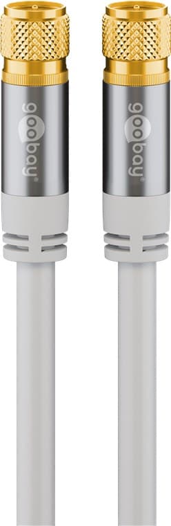 Satellit-antennkabel (135 dB), 4x skärmad