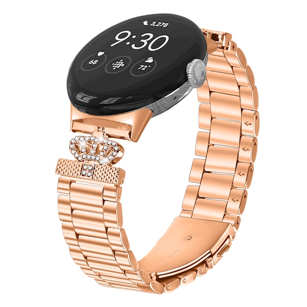 Roséguld armband i rostfritt stål för Google Pixel Watch