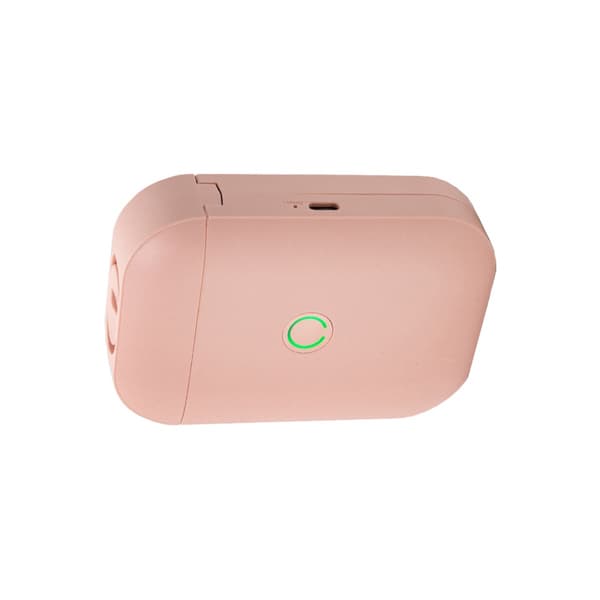 Bærbar Bluetooth-etiketprinter, 15 mm termisk udskrivning til Apple iOS og Android Pink Pink
