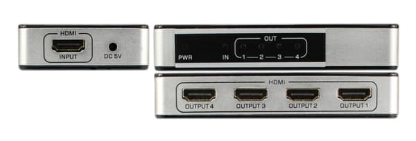 HDMI-jakaja 1–4 4K @ 30 Hz
