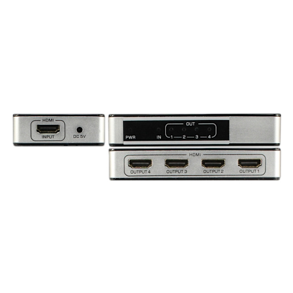 HDMI Splitter 1 til 4 4K @ 30Hz