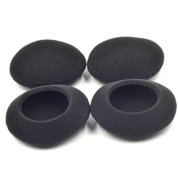 5 par öronkuddar för in-ear hörlurar Svart 48mm