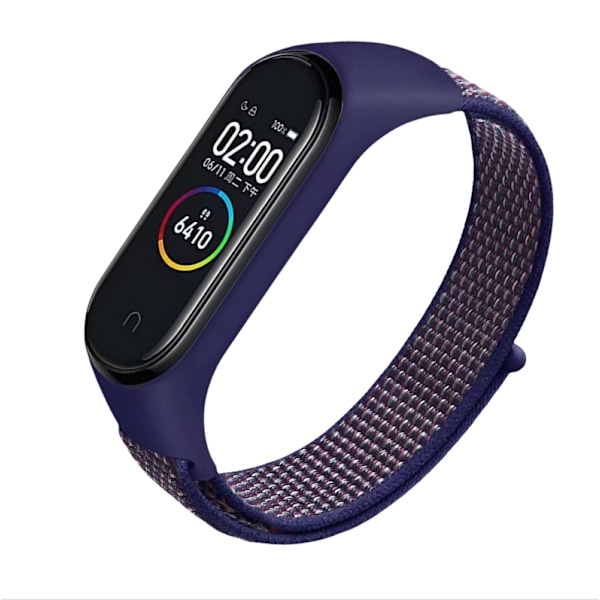 Klockarmband i Nylon för Xiaomi Band 8/9 Blå