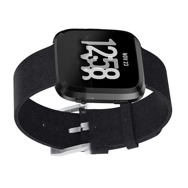 Urrem til Fitbit Versa Lite/Versa/Versa 2 Black Black