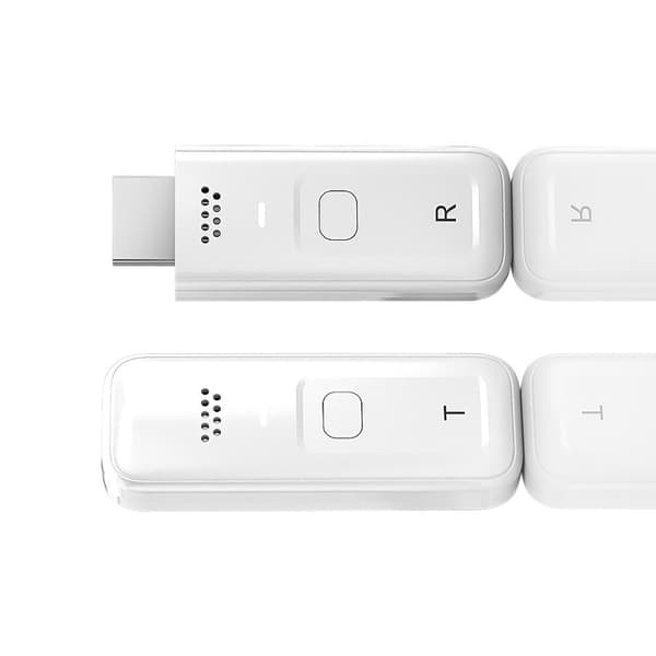 Trådløst HDMI Video Transmitter og Receiver Kit, 1080P Plug & Play White White