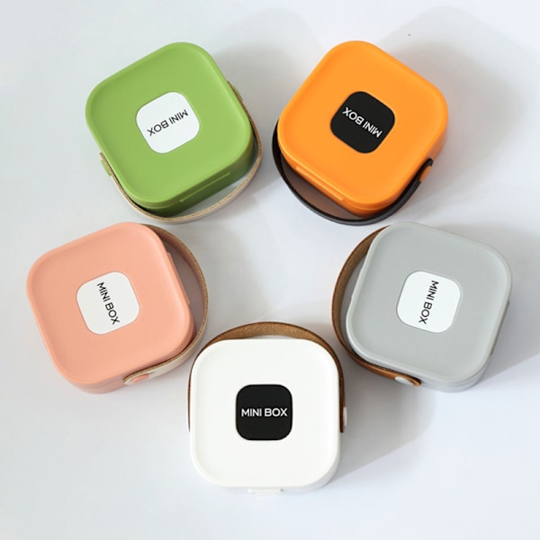 Mini smykkeskrin med spejl Orange