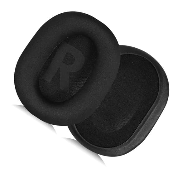 Svarta öronkuddar i issilke för Logitech G PRO X (2 st)