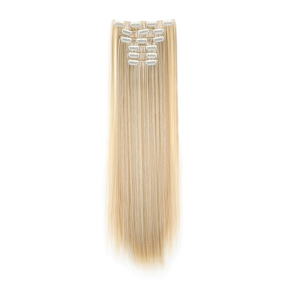 Hiustenpidennykset Klipsipidennys 6 kpl Beige