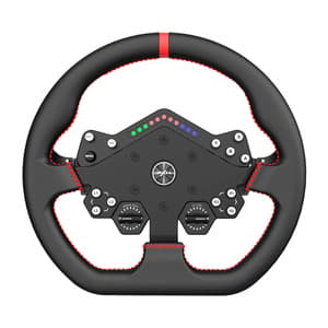 PXN WDS R2 racingratt för simracing PC – 300 mm mikrofiber, Hall-effekt, Quick Release, RGB och programmerbara knappar