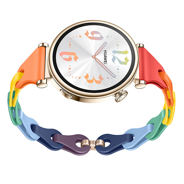 Silikone urrem til Huawei GT5/4 - 18mm Multicolor2 Multicolor2