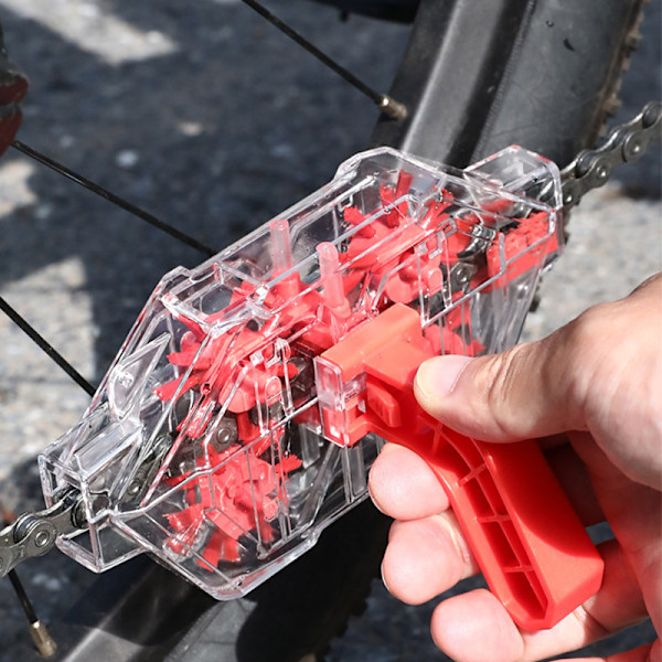 Gennemsigtig cykelkæderens til mountainbikes og racercykler Gennemsigtig