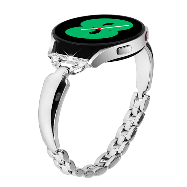 Samsung Galaxy Watch-rem, armbåndsurrem i rustfrit stål 20 mm Sølv